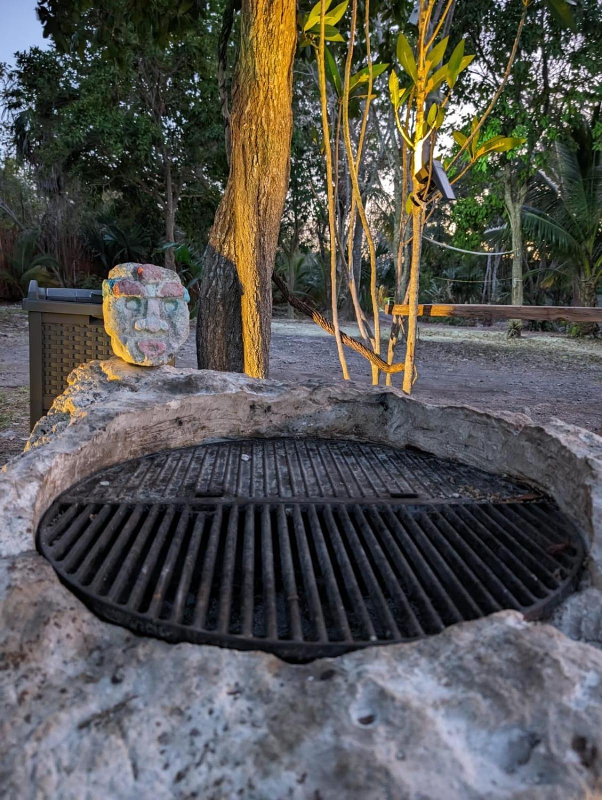 Cabana Con Muelle Privado En La Laguna De Bacalar Kültér fotó