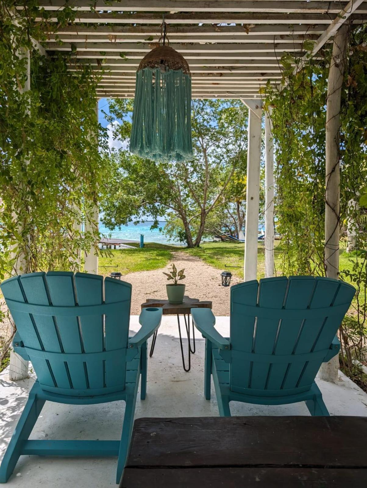 Cabana Con Muelle Privado En La Laguna De Bacalar Kültér fotó