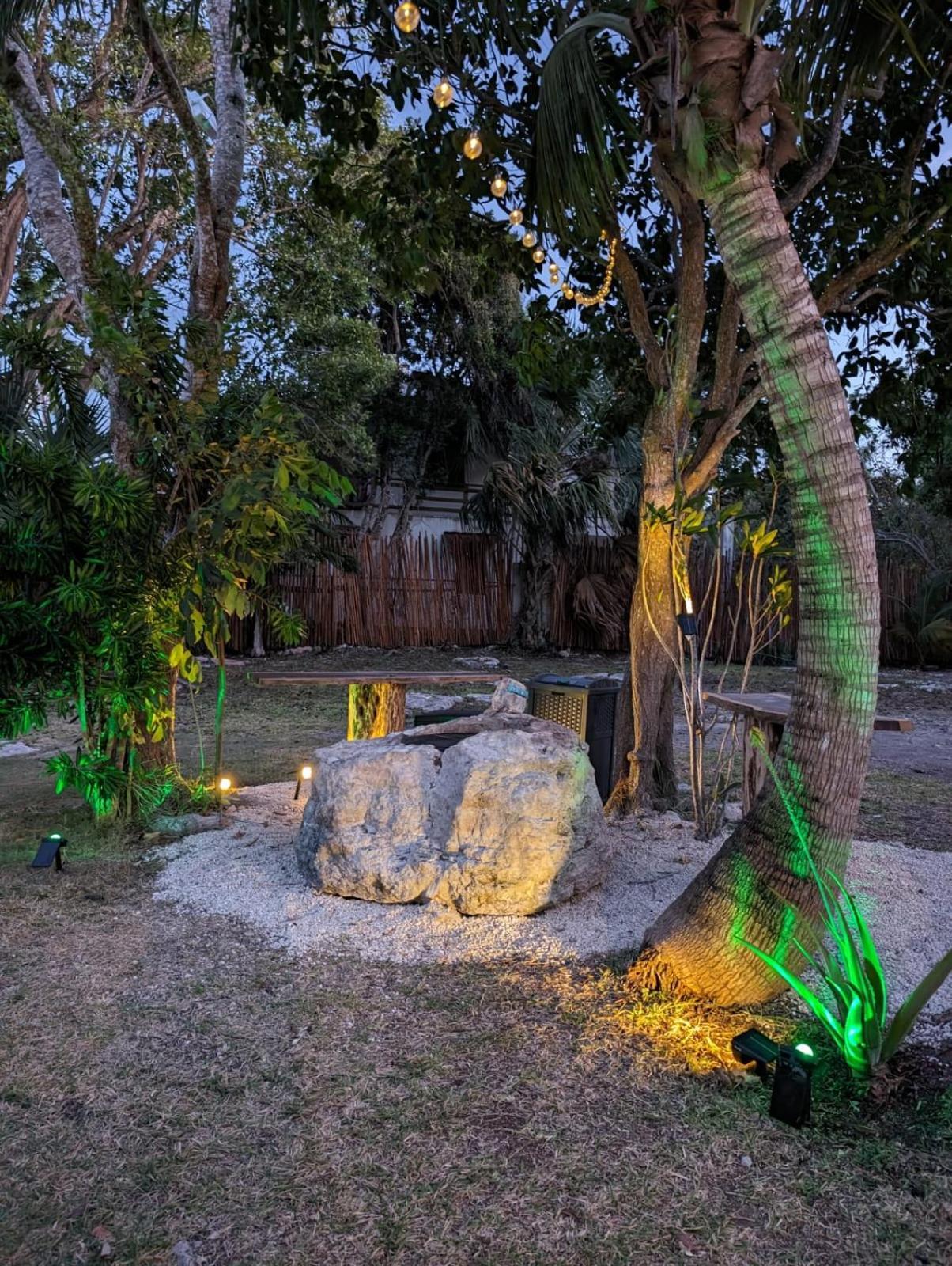 Cabana Con Muelle Privado En La Laguna De Bacalar Kültér fotó